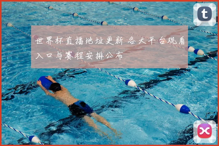 世界杯直播地址更新 各大平台观看入口与赛程安排公布